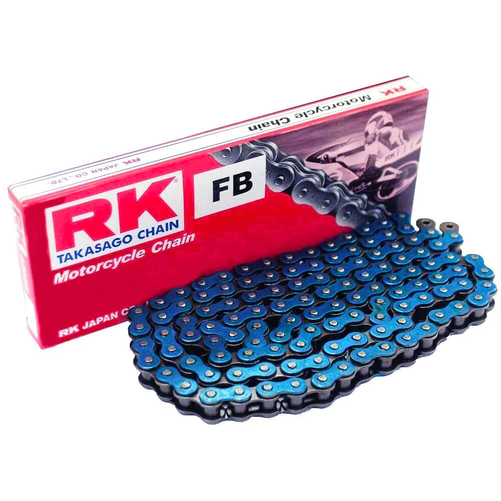 RK BLUE CHAIN 420 SB 112 FOR SUR-RON LB X & L1E (58T REAR SPROCKET)